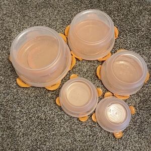 Lock & Lock Plastic Storage Containers - Set of 5